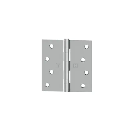 BB1741 3-1/2" x 3-1/2" Square Corner Ball Bearing Full Mortise Residential Weight Hinge Satin Chrome Finish BB1741 3-1/2" x 3-1/2" Square Corner Ball Bearing Full Mortise Residential Weight Hinge Satin Chrome Finish