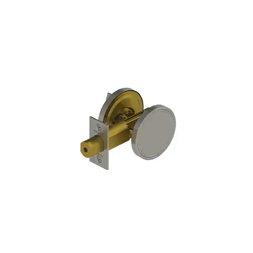 3220 Thumbturn by Blank Plate Deadbolt Satin Chrome Finish 3220 Thumbturn by Blank Plate Deadbolt Satin Chrome Finish