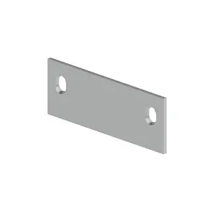 Hager 023330 336L 1-5/8" x 4-1/2" Hinge Filler Plate, Prime Coat Finish