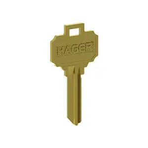 Hager 166805 3956 KEY BLANK 6PCYL SCC DND