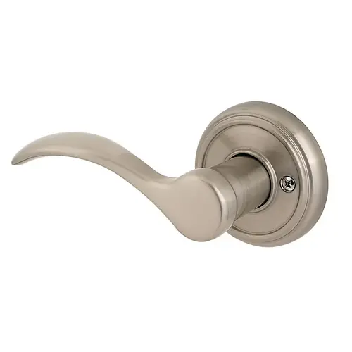 Half Dummy Tobin with Round Rose Left Hand Satin Nickel Finish