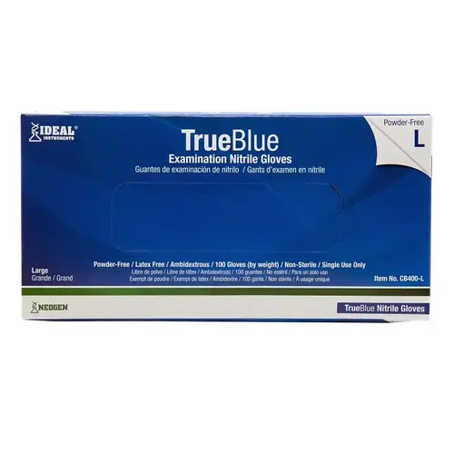 Gloves, L, Nitrile - pack of 100 Gloves, L, Nitrile - pack of 100