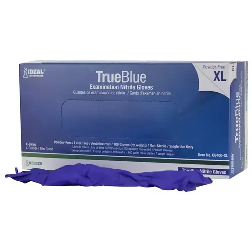 Gloves, XL, Nitrile - pack of 100 Gloves, XL, Nitrile - pack of 100