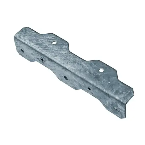 TA Staircase Angle, 1-1/2 in W, 1-1/2 in D, 8-1/4 in H, Steel, ZMAX - pack of 20