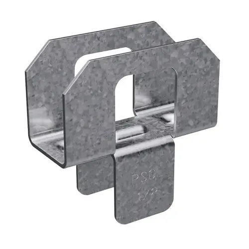 PSCL1/2 Panel Sheathing Clip, 20 Thick Material, Steel, Galvanized - pack of 250