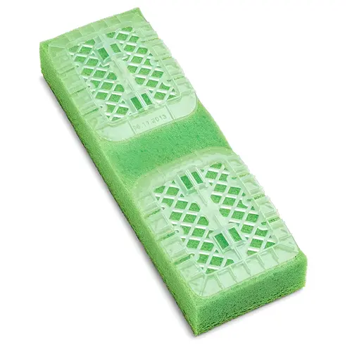 Mop Refill Gator 4.3" W X 9" L Wet Cellulose Green/White