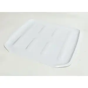 PANACEA 44446 Plastic Dish Drain Board, White, 16.1 x 14.6 In.