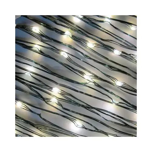 LED Micro Dot Christmas String Lights, Warm White, 3 Functions, Timer/Battery Operated, 100-Ct. LED Micro Dot Christmas String Lights, Warm White, 3 Functions, Timer/Battery Operated, 100-Ct.