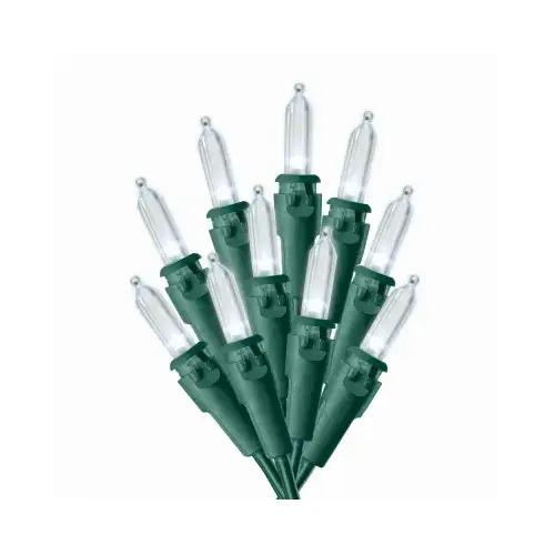 LED Mini Christmas String Lights, Cool White, Timer/Battery Operated, 50-Ct. LED Mini Christmas String Lights, Cool White, Timer/Battery Operated, 50-Ct.