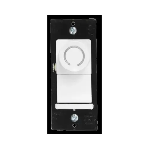 DR Series Rotary Dimmer Switch, Single Pole/3-Way, CFL/LED/Incandescent, White DR Series Rotary Dimmer Switch, Single Pole/3-Way, CFL/LED/Incandescent, White