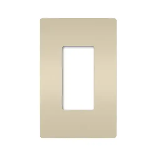 radiant Switch Wallplate, 4.94 in L, 3.15 in W, 1 -Gang, Polycarbonate, Light Almond radiant Switch Wallplate, 4.94 in L, 3.15 in W, 1 -Gang, Polycarbonate, Light Almond