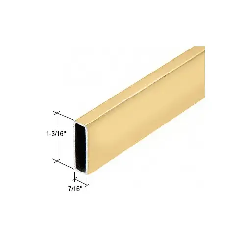 Satin Brass Serenity Series Sliding Door 78-3/4" Header Support Bar Only Satin Brass Serenity Series Sliding Door 78-3/4" Header Support Bar Only