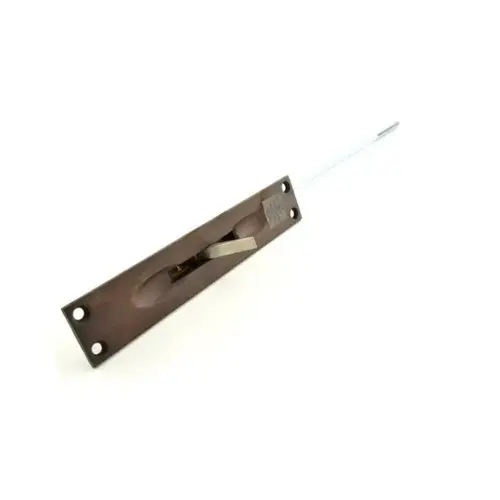 12" UL Manual Flush Bolt for Metal Doors Oil Rubbed Bronze Finish