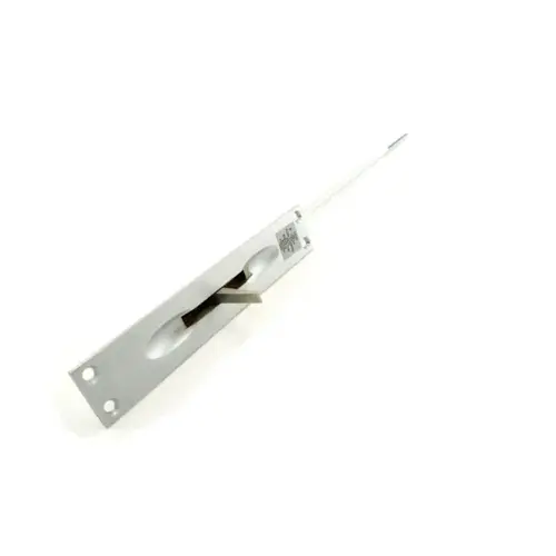 12" UL Manual Flush Bolt for Metal Doors Satin Chrome Finish