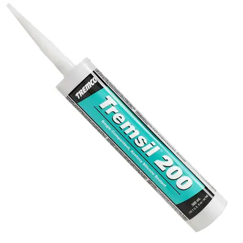 Tremco Tremsil Acetic Cure 200 Silicone 10.1oz Cartridge - Clear Tremco Tremsil Acetic Cure 200 Silicone 10.1oz Cartridge - Clear