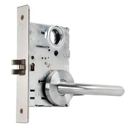 Passage Sutro Gala Mortise Lock Satin Chrome Finish