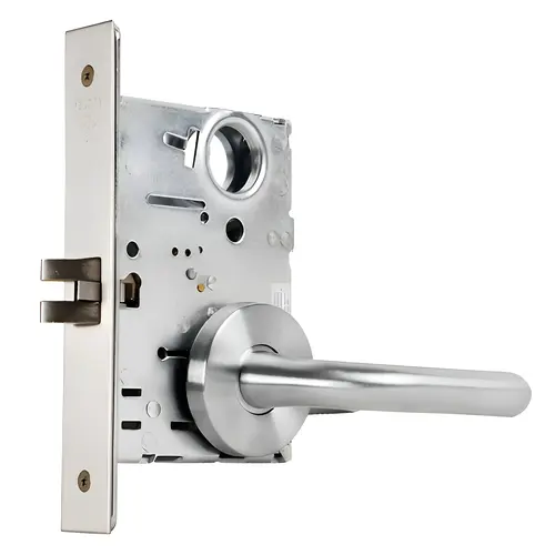 Passage Sutro Gala Mortise Lock Satin Chrome Finish Passage Sutro Gala Mortise Lock Satin Chrome Finish