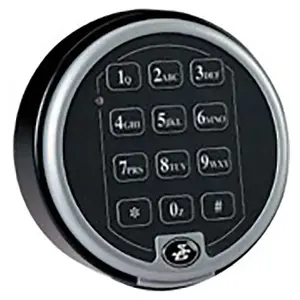 Sargent & Greenleaf 6120-014 S&G Two Battery Keypad Only, Matte Black