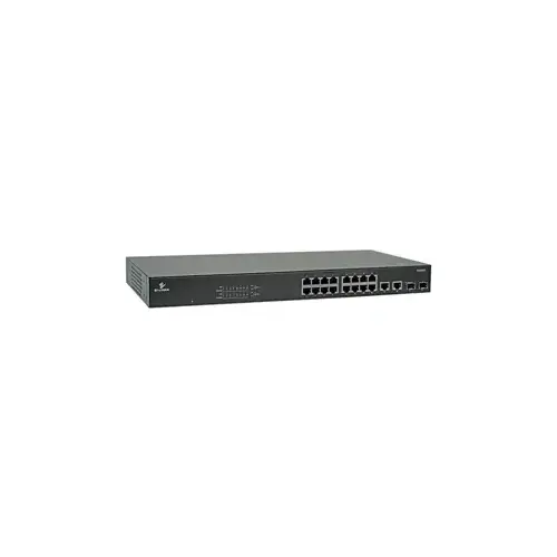 Smart Managed 16-Port Gigabit PoE Ethernet Switch with 2-Port SFP and 2-Port RJ45