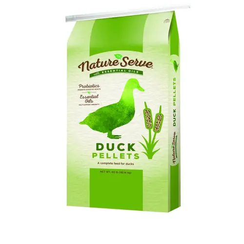 Duck Feed Pellets with Essential Oils, 40 Lbs.