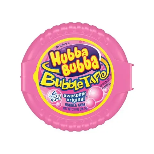 Hubba Bubba 112615 Original Tape Gum, Bubble Gum Flavor, 2 oz Hubba Bubba 112615 Original Tape Gum, Bubble Gum Flavor, 2 oz