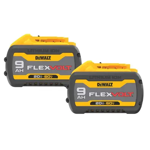 Battery Combo Pack 20V-60V MAX FLEXVOLT 9 Ah Lithium-Ion 9Ah 20V / 3Ah 60V Battery Combo Pack 20V-60V MAX FLEXVOLT 9 Ah Lithium-Ion 9Ah 20V / 3Ah 60V