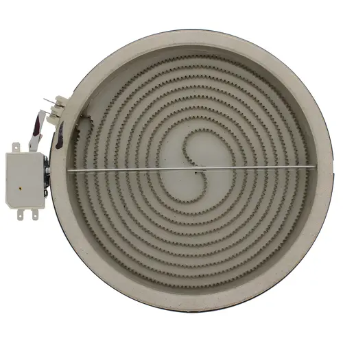 Erp Replacement 8" Radiant Surface Element For Ge Range, Electric Range, 8" Diameter, Gray Color, Pack Size 1