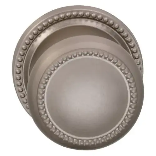443 Knob with 2-5/8" Rose Privacy with 2-3/8" Backset, Full Lip Strike, 1-3/8" Doors Satin Nickel Finish 443 Knob with 2-5/8" Rose Privacy with 2-3/8" Backset, Full Lip Strike, 1-3/8" Doors Satin Nickel Finish