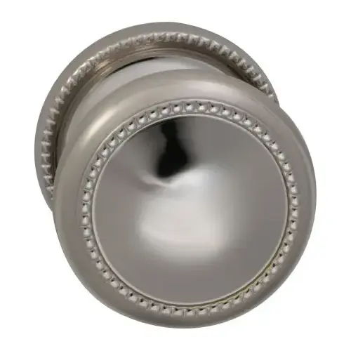 443 Knob with 2-3/16" Rose Passage with 2-3/8" Backset, T Strike, 1-3/8" Doors Bright Nickel Finish 443 Knob with 2-3/16" Rose Passage with 2-3/8" Backset, T Strike, 1-3/8" Doors Bright Nickel Finish