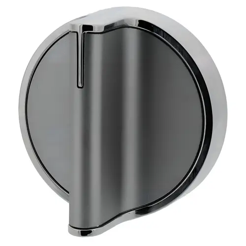 Knob, Burner For Whirlpool, 3/8" Stem Length, 3 O'Clock Flat Position, 1.88" Height, 1.63" Length, 1.88" Width, Appliance Part