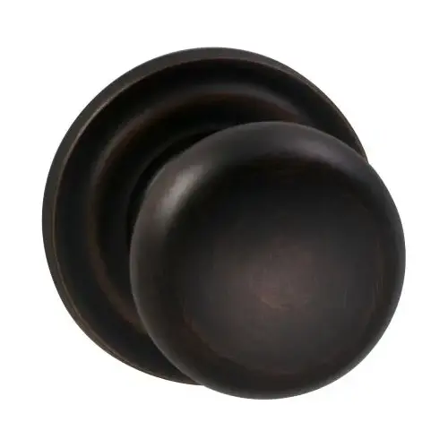 458 Knob with Traditional Rose Dummy Pair Knob Tuscan Bronze Finish 458 Knob with Traditional Rose Dummy Pair Knob Tuscan Bronze Finish