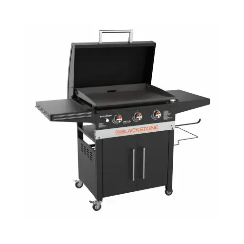 Cabinet Griddle, 3 Burners, 28 In.