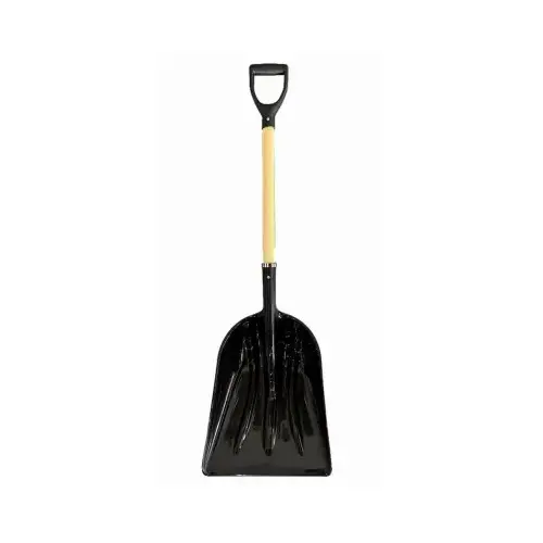 Plastic Grain Scoop, Wood D-Handle Plastic Grain Scoop, Wood D-Handle