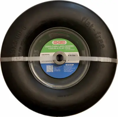 SUTONG TIRE RESOURCES INC 13x5.00-6 ZT Flat Free Zero-Turn Lawn Mower Tire Assembly Smooth Tread FF1004