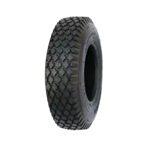 Lawn Tractor Tire, Stud Diamond Tread, 4.1 x 3.50-5 In. Lawn Tractor Tire, Stud Diamond Tread, 4.1 x 3.50-5 In.