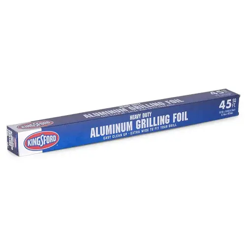 45 Sq. Ft. Standard Stick Grilling Aluminum Foil Gray 45 Sq. Ft. Standard Stick Grilling Aluminum Foil Gray