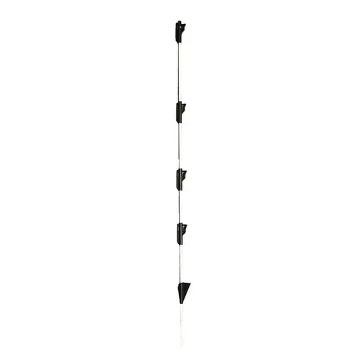 Step-In Post with Clips, 4 in OAH, Fiberglass Step-In Post with Clips, 4 in OAH, Fiberglass