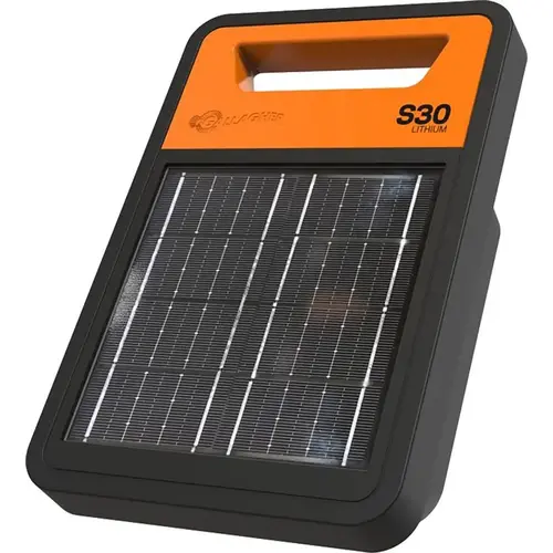 Solar Fence Energizer, 9.3 kV Output, Lithium Iron Phosphate Battery, 20 miles Fence Distance Solar Fence Energizer, 9.3 kV Output, Lithium Iron Phosphate Battery, 20 miles Fence Distance