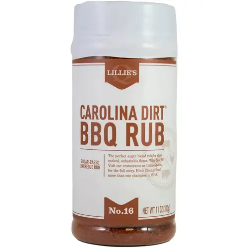 Carolina Dirt BBQ Rub, Sweet, Smoky, 6 oz Jar Carolina Dirt BBQ Rub, Sweet, Smoky, 6 oz Jar