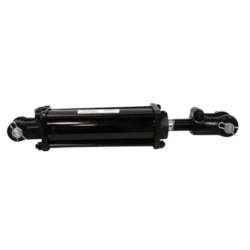 Hydraulic Tie-Rod Cylinder, 2-1/2 in Bore, 1-1/8 in Dia Rod Black