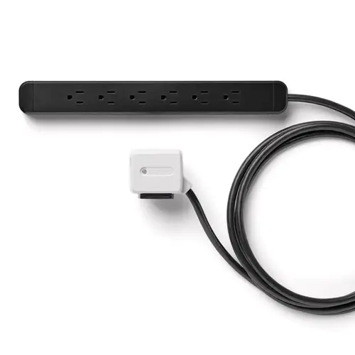 Power Strip w/Surge Protection SurgeSwap 9 ft. L 6 outlets Black 1000 J Black Power Strip w/Surge Protection SurgeSwap 9 ft. L 6 outlets Black 1000 J Black