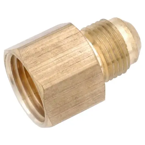 Coupling 1/2" Flare Adapter in. X 3/4" D FIP Brass