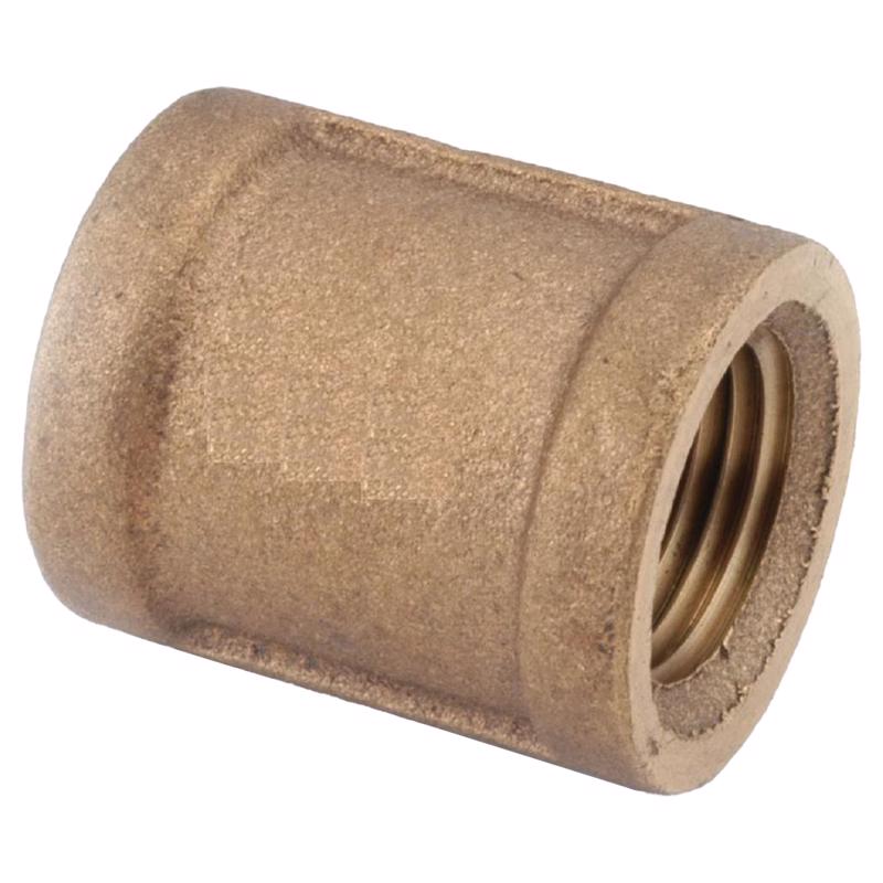 Anderson Metals 738103-08AH Coupling 1/2" FPT in. Brass