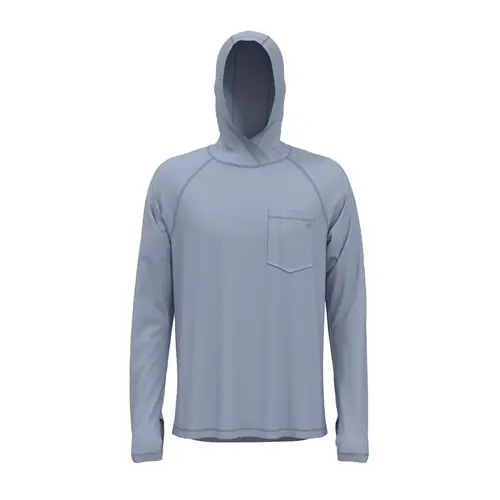 Tee Shirt M Long Sleeve Men's Hooded Blue Pullover Blue Tee Shirt M Long Sleeve Men's Hooded Blue Pullover Blue