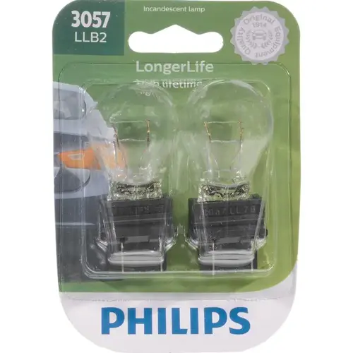 Miniature Automotive Bulb LongerLife Incandescent Back-Up/Stop/Trunk 3057LLB2 Miniature Automotive Bulb LongerLife Incandescent Back-Up/Stop/Trunk 3057LLB2
