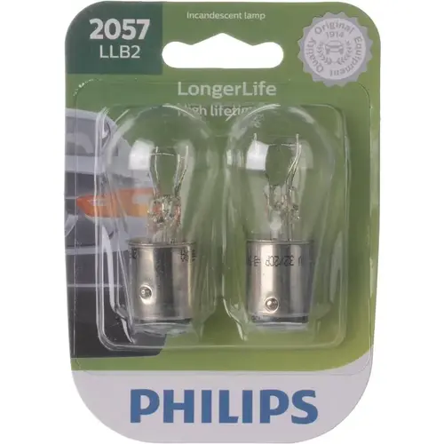 Miniature Automotive Bulb LongerLife Incandescent Back-Up/Stop/Trunk 2057LLB2 Miniature Automotive Bulb LongerLife Incandescent Back-Up/Stop/Trunk 2057LLB2