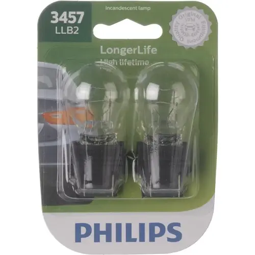 Miniature Automotive Bulb LongerLife Incandescent Parking/Side Marker/Turn 3457LLB2
