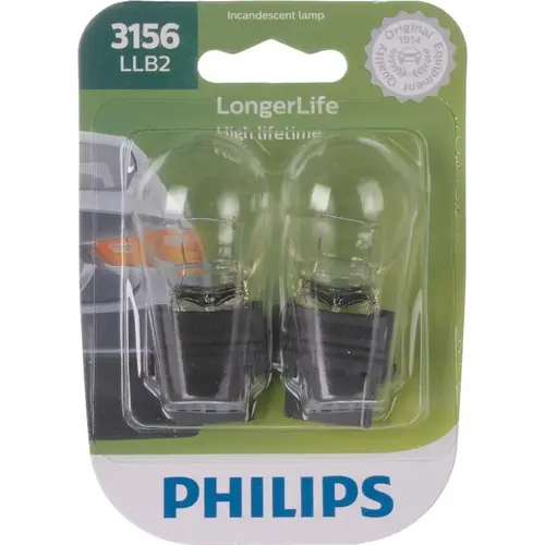 Miniature Automotive Bulb LongerLife Incandescent Back-Up/Stop/Trunk 3156LLB2 Miniature Automotive Bulb LongerLife Incandescent Back-Up/Stop/Trunk 3156LLB2