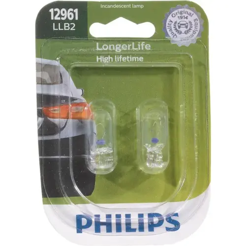 Miniature Automotive Bulb LongerLife Incandescent Back-Up/Cornering/Stop/Turn 12961LLB2 Miniature Automotive Bulb LongerLife Incandescent Back-Up/Cornering/Stop/Turn 12961LLB2