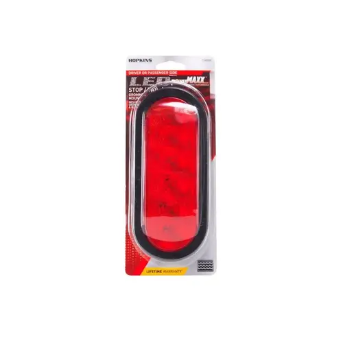 LED Light Red Oval Stop/Tail/Turn Red